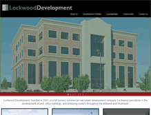 Tablet Screenshot of lockwooddev.com